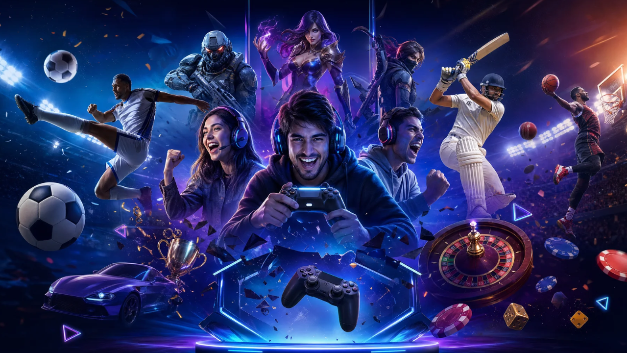 Promotional casino and sports visual